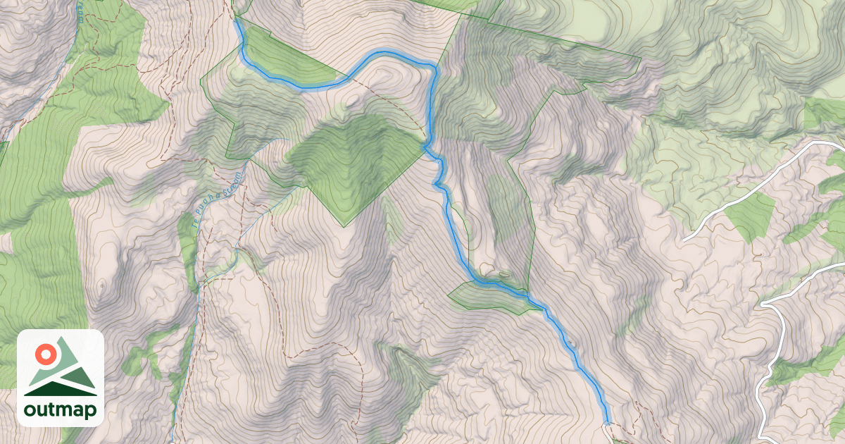 Map of Te Ara Pātaka / Summit Walkway