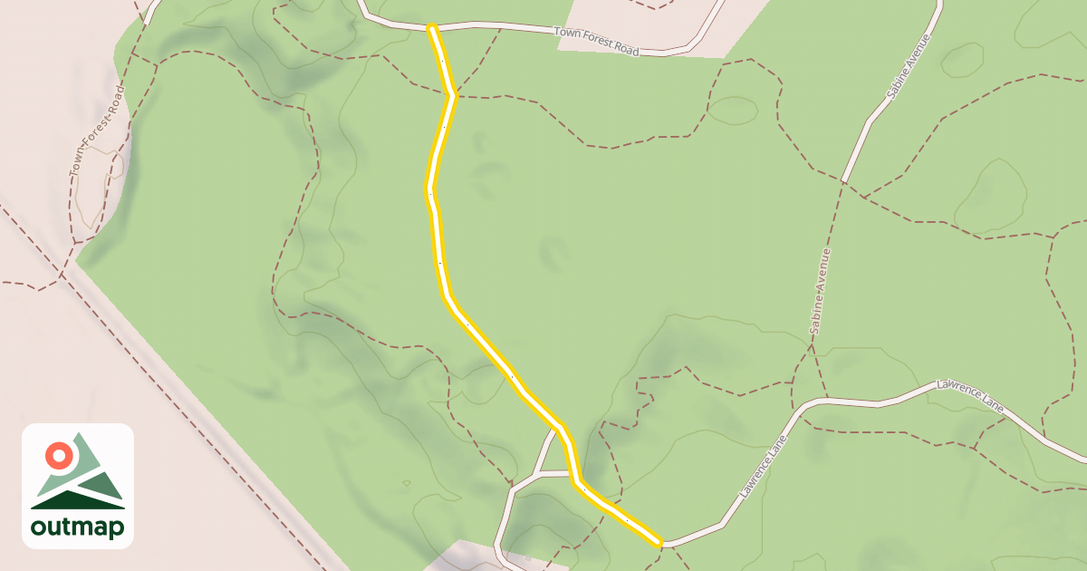 Map of Lawrence Lane