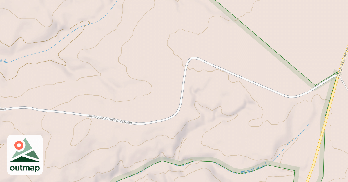 Map of WILDCAT BR.(SOUTH END)