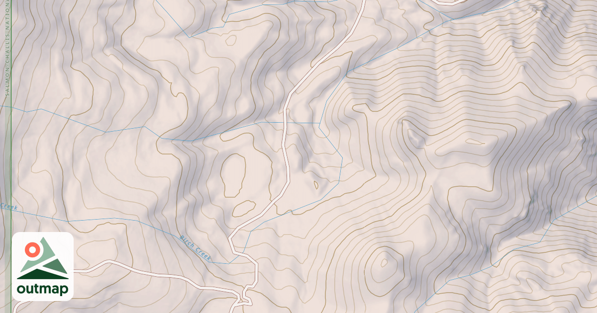 Map of Birch Creek Trail