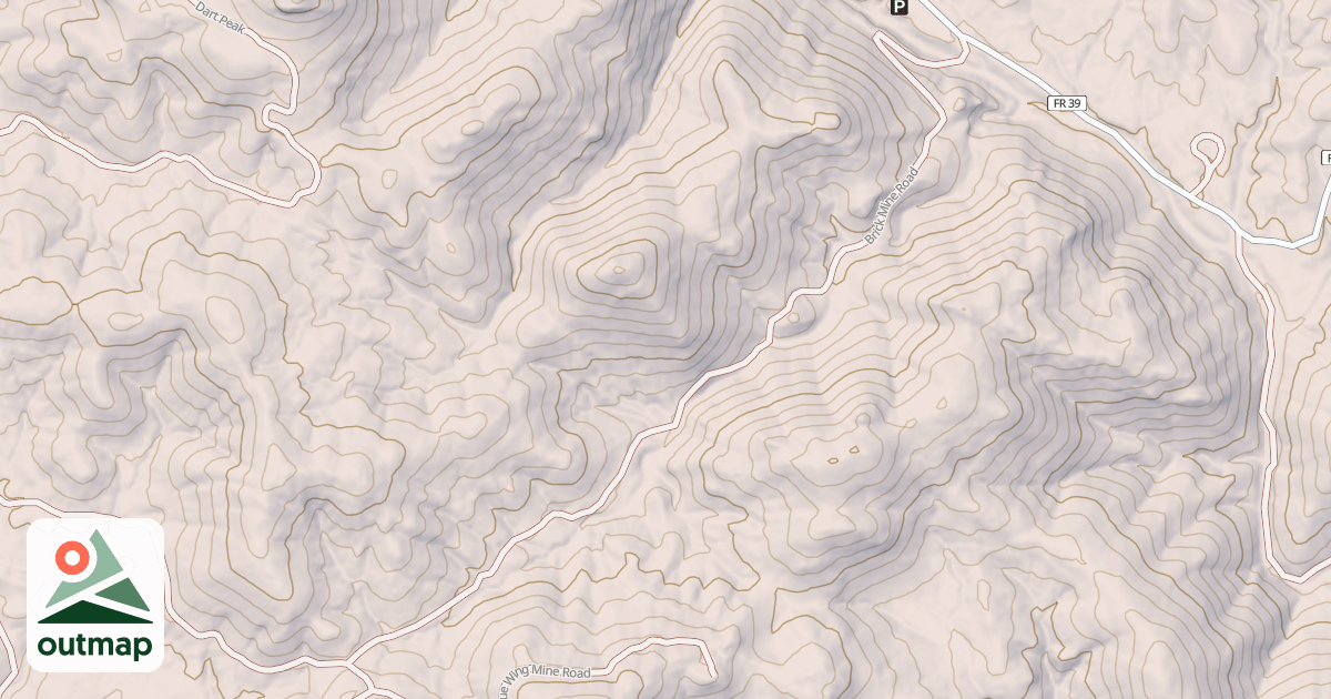 Map of BRICK MINE