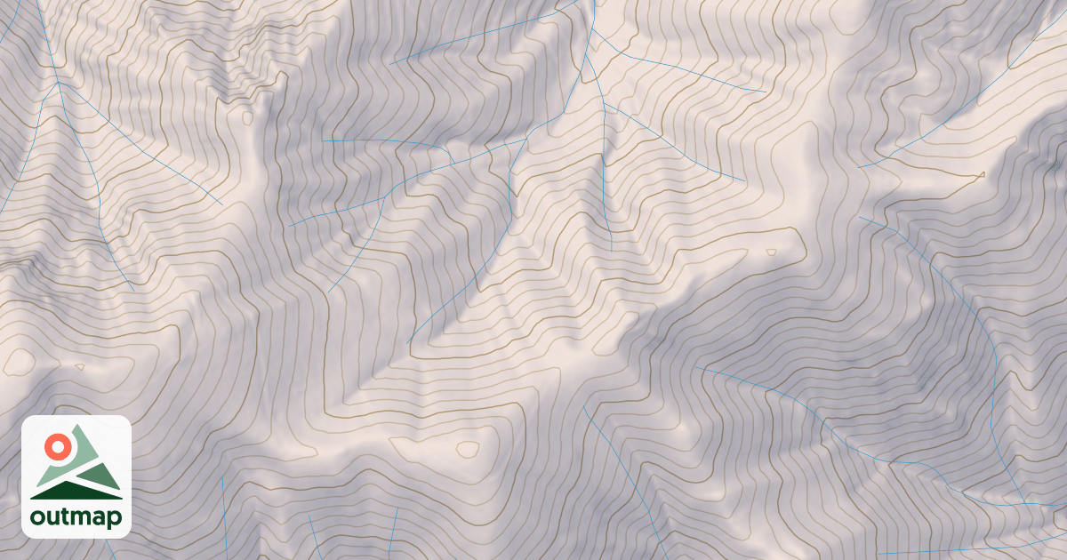Map of Curl Ridge Jeep Trail