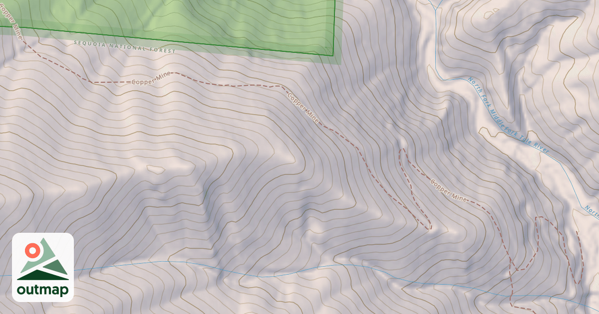 Map of COPPER MINE
