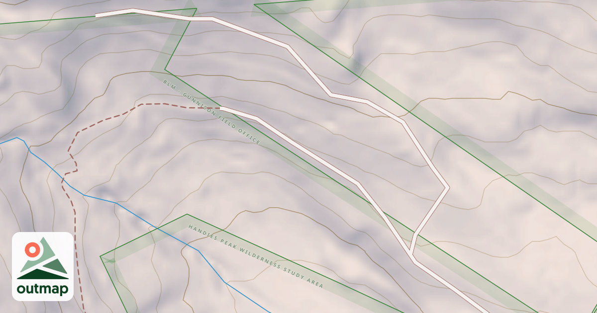 Map of BLM National GTLF Public Motorized Roads 7804a868-d5b6-423b-aad7-3d892f05a538