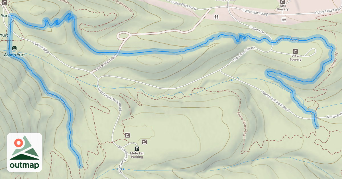 Map of Cutler's Twist