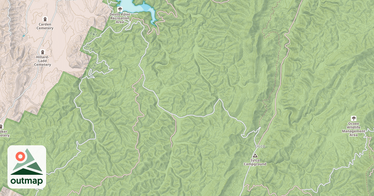 Map of BAKER CREEK