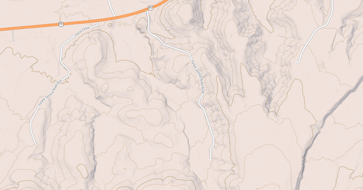 Map preview of FOURCHE MTN
