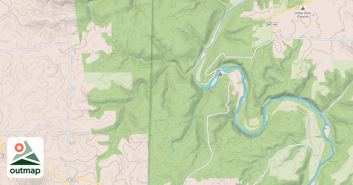 Map of RED MOUNTAIN