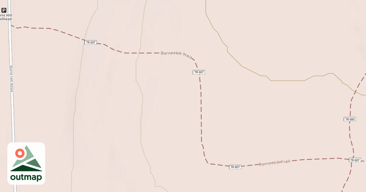 Map of Burnt Hill