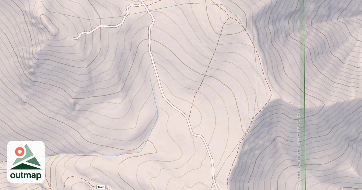 Map of Gwt Francis Peak To Morgan Co.