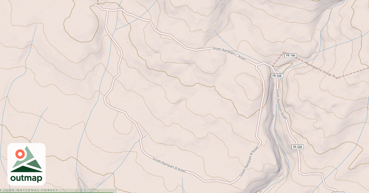 Map of SOUTH RAMPART B