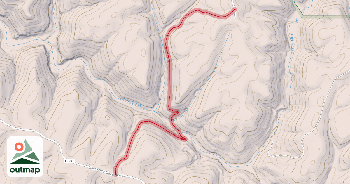 Map of Sheltowee Trace