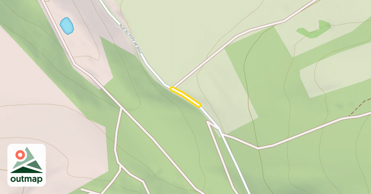 Map of Rue du Pont de Bois