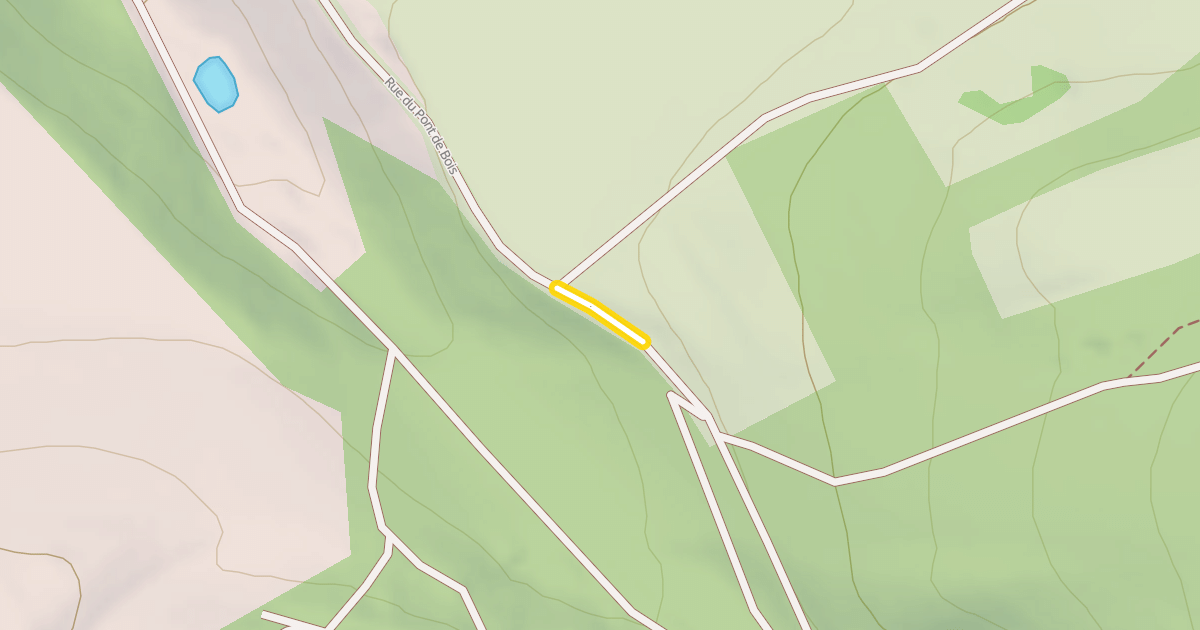 Map preview of Rue du Pont de Bois
