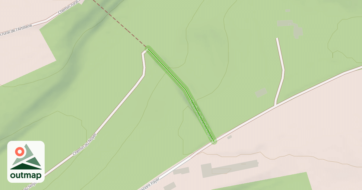 Map of Sentier du fond du Noyer