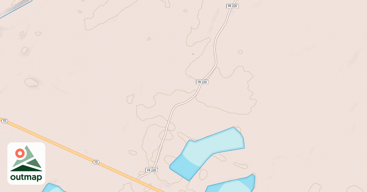 Map of GOAT CAMP RD
