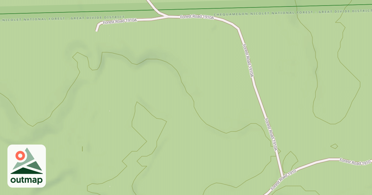 Map of FR 1910A