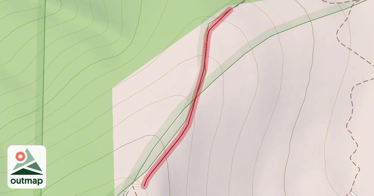 Map of Hidden Trail