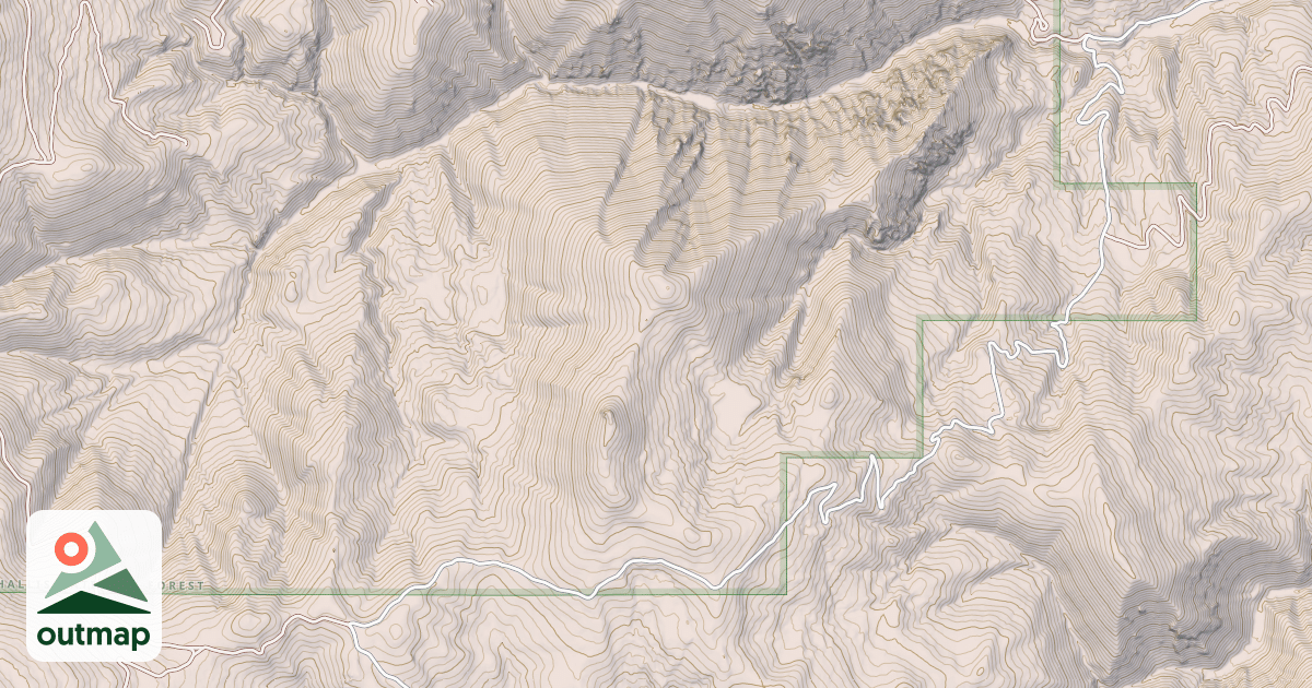 Map of BALDY BASIN