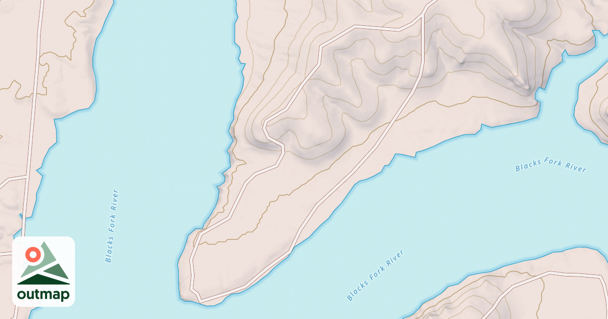 Map of FORK ACCESS A