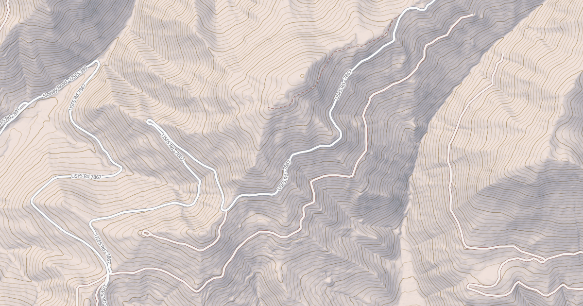 Map preview of PACK GULCH