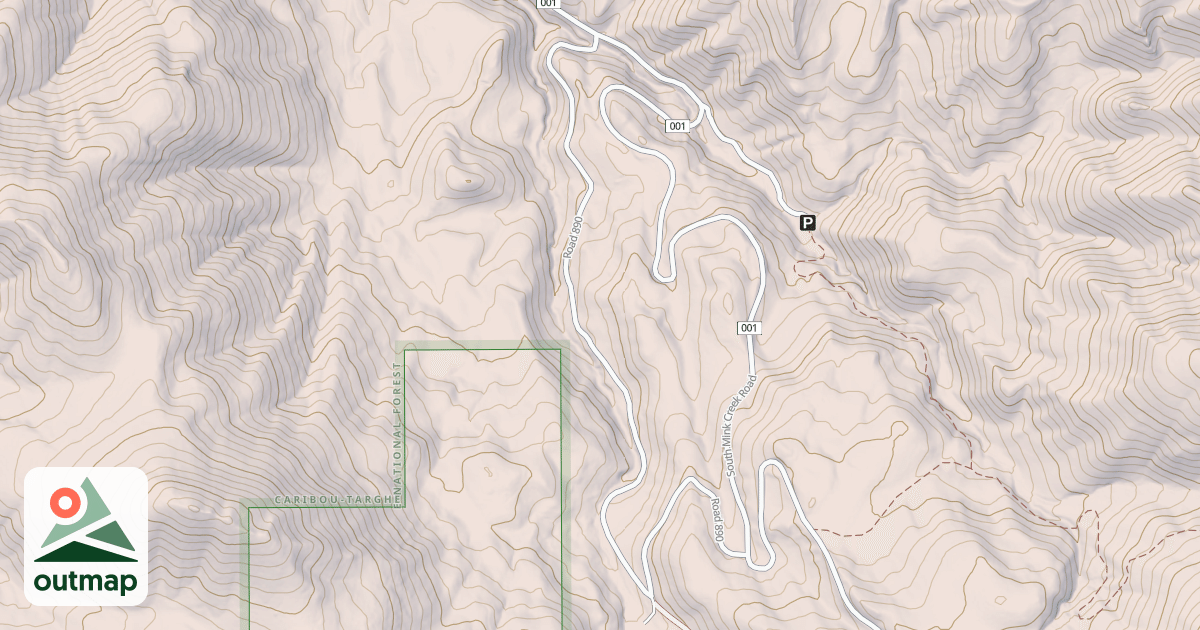 Map of LOWER TENDOY