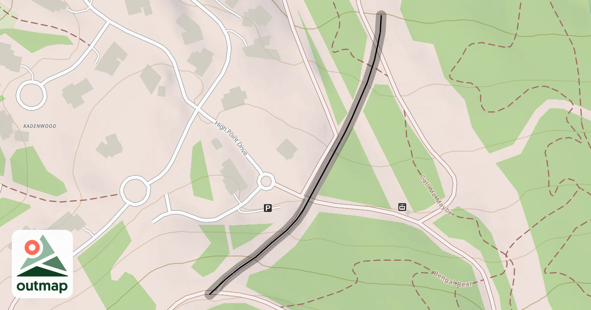 Map of Peak to Creek - Lower Access