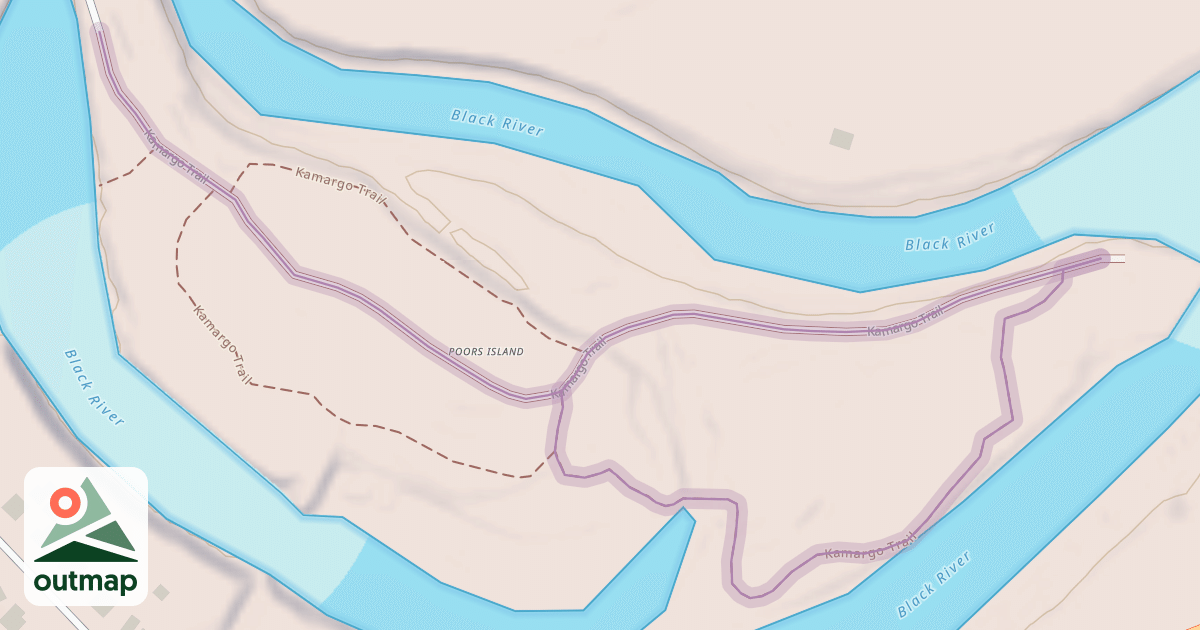 Map of Kamargo Trail