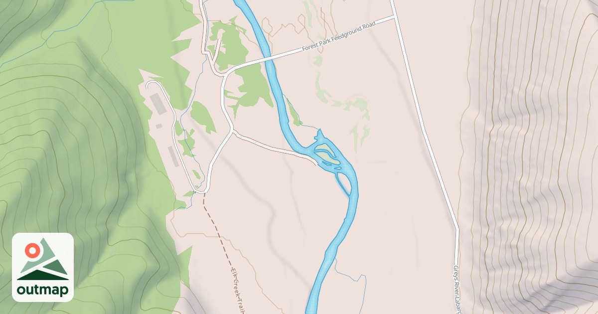 Map of FOREST PARK FEEDGROUND