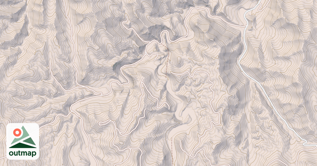 Map of CHINA GULCH