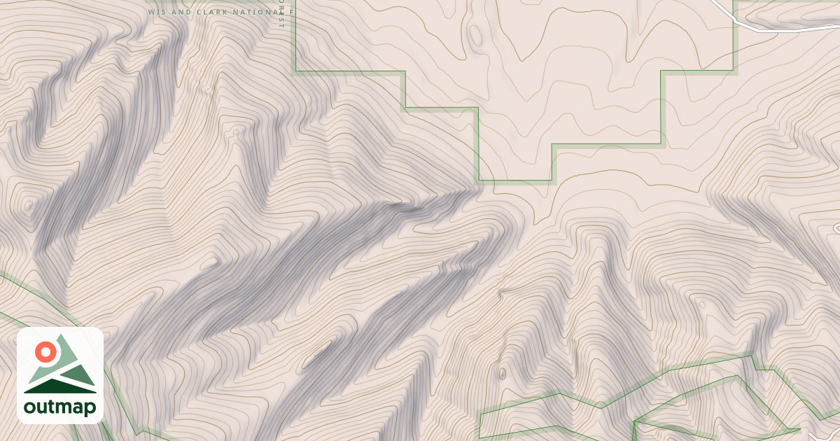 Map of DRY GULCH