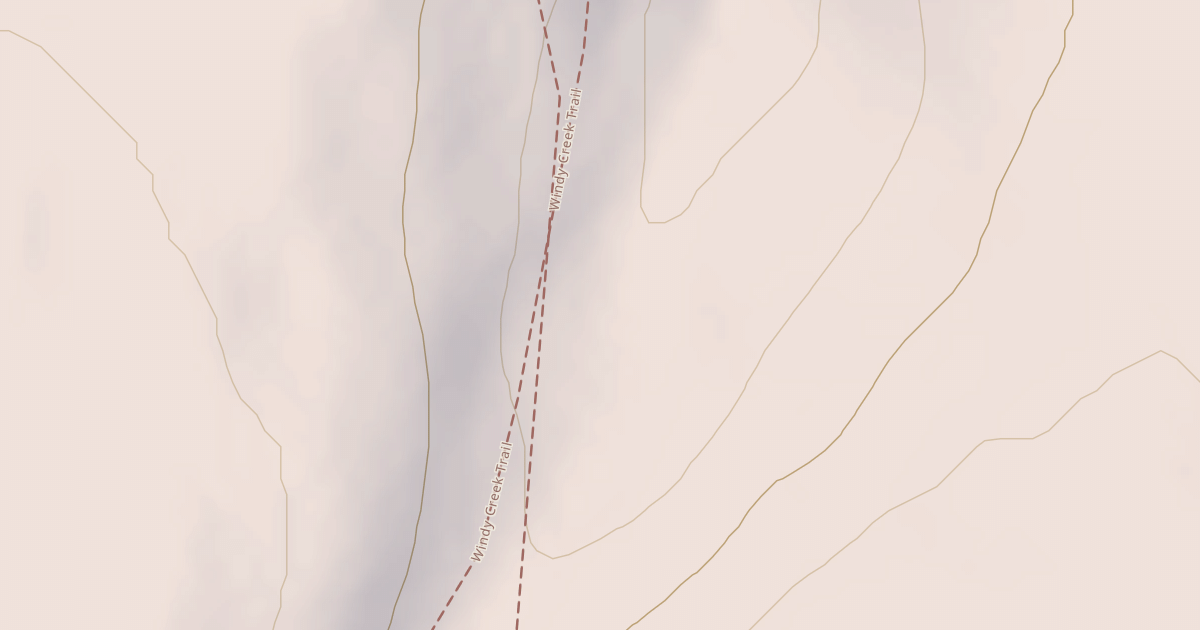 Map preview of Windy Creek Subsistence Ohv Trail