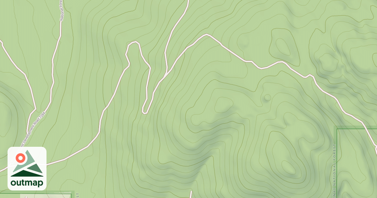 Map of BLACK BUTTE HILLS