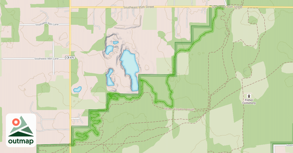 Map of Spider Kingdom North