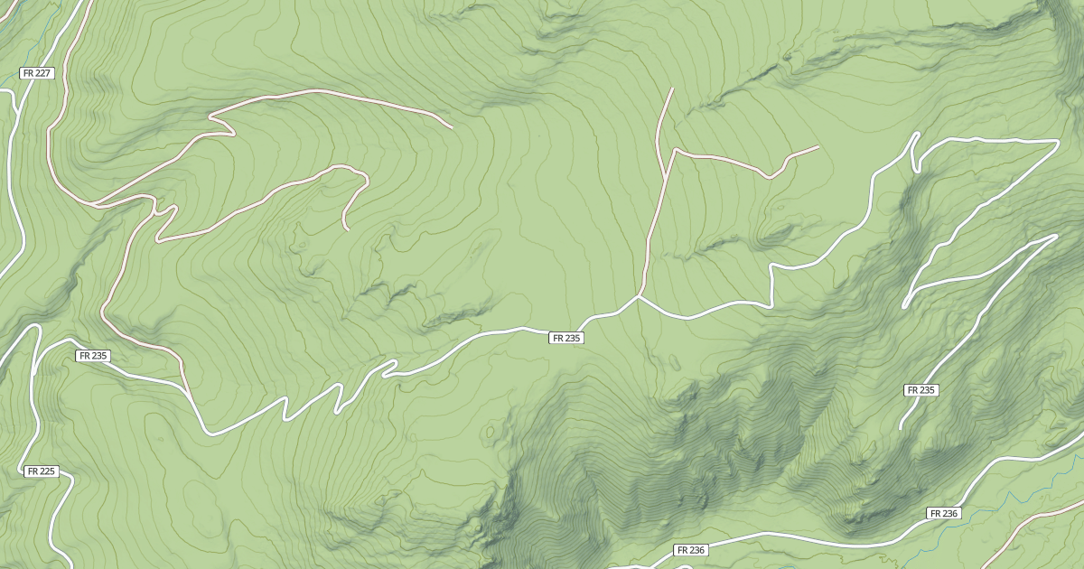 Map preview of LITTLE CREEK ROAD