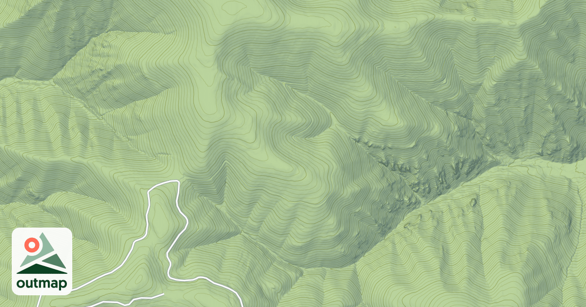 Map of HUCKLEBERRY MTN