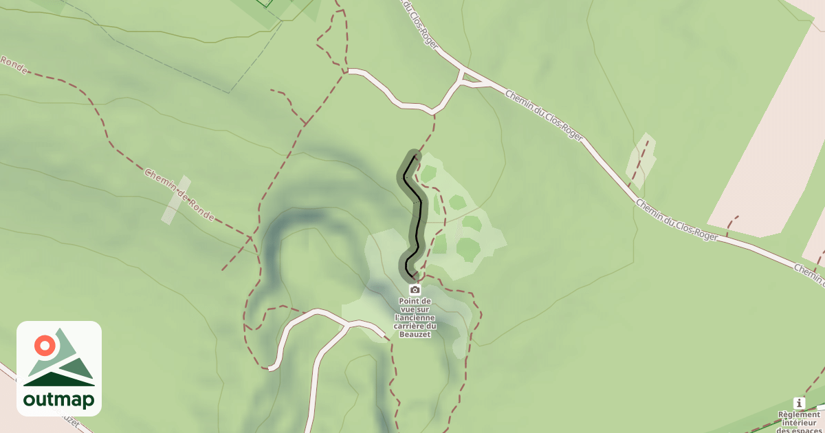 Map of Chemin des Anciennes Carrières
