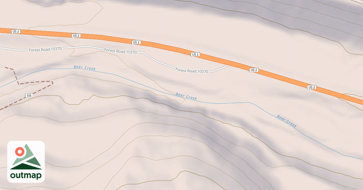 Map of BEAR CREEK ACCESS