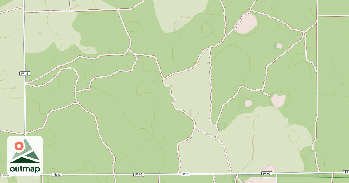 Map of USFS Motor Vehicle Use Map Roads {8CB07C29-9C24-4D0D-956A-1053A9D9C195}