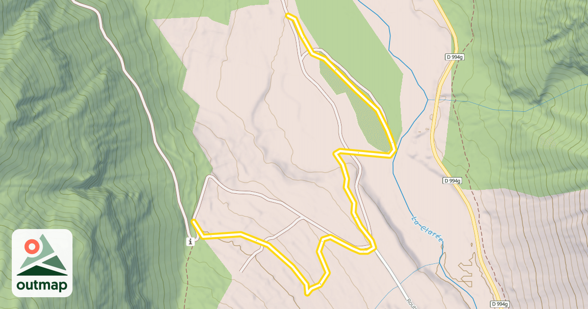 Map of La Tour