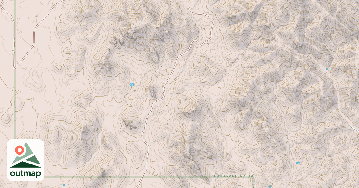 Map of GILLMAN CANYON