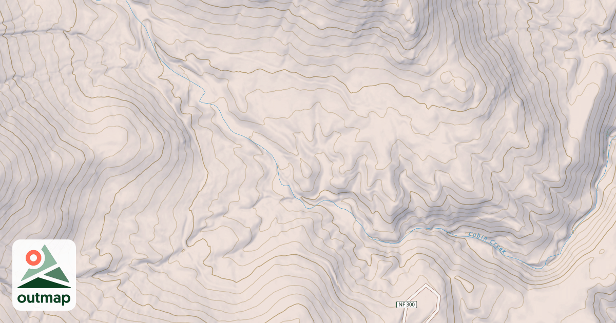 Map of CABIN CR.