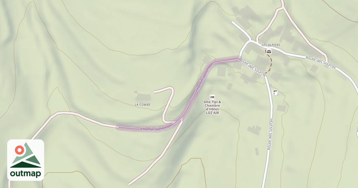 Map of Chemin Stevenson