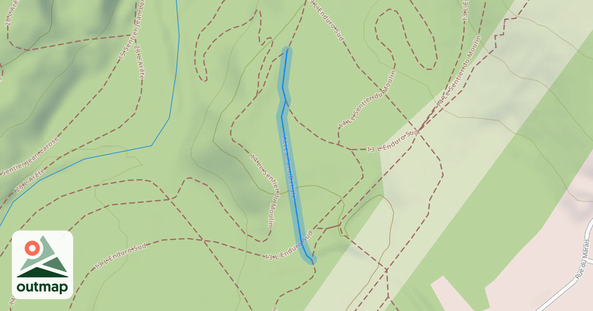 Map of Accès Pont Delisle