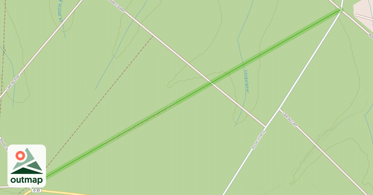 Map of Sentier de Locquignol à la Grande Carrière