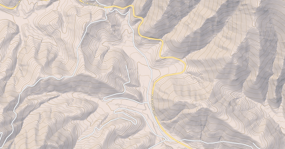 Map preview of MULLAN ROAD