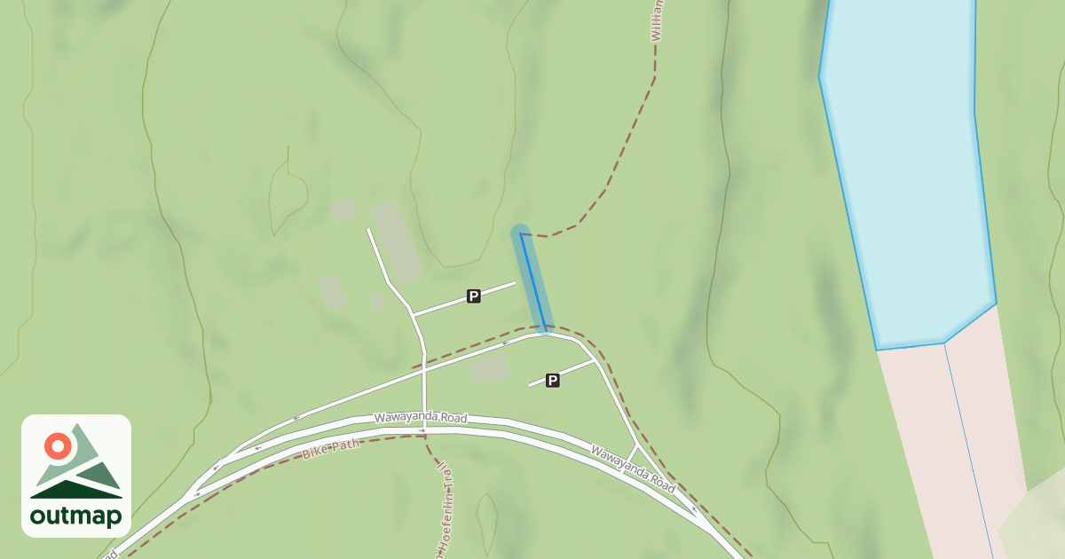 Map of William Hoeferlin Trail