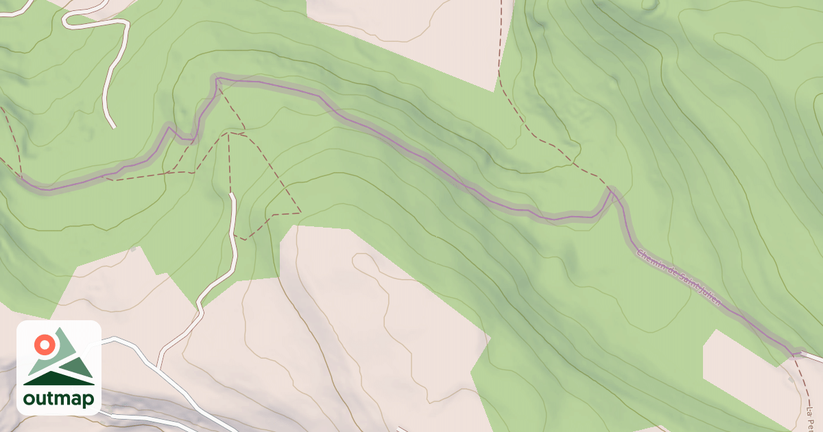 Map of Chemin de Saint-Julien
