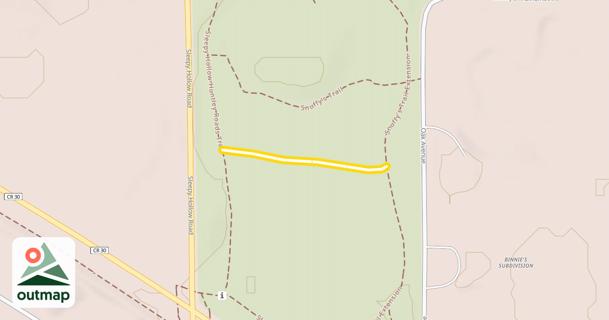 Map of Connector Trail