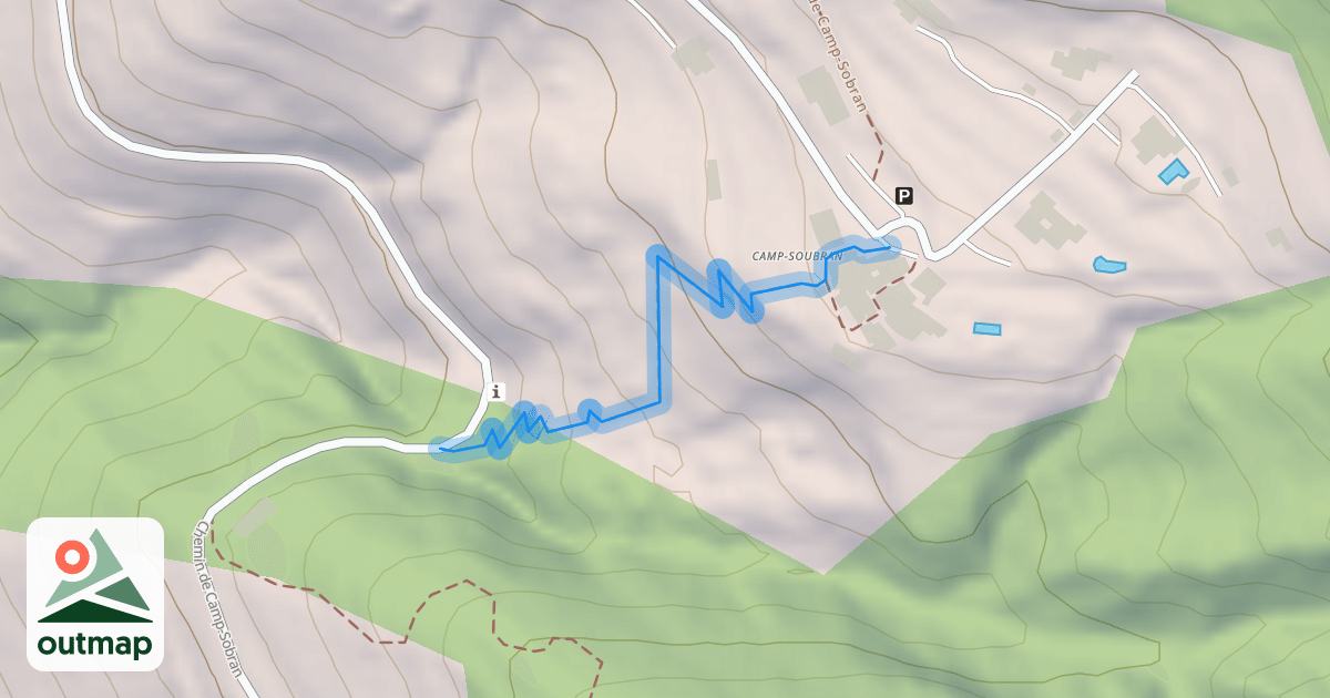 Map of Chemin de Camp-Sobran
